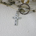 Zinc Alloy Simple Cross Keychain Religious Gift Key Ring view 3
