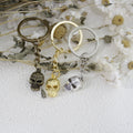Zinc Alloy Simple Skull Keychain For Key Ring Gift view 3