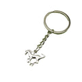 Zinc Alloy Horse Minimalist Keychain Bag Charm Gift view 5