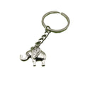 Zinc Alloy Minimalist Elephant Keychain Bag Charm Gift (6422) view 5