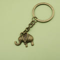 Zinc Alloy Minimalist Elephant Keychain Bag Charm Gift (6422) view 6