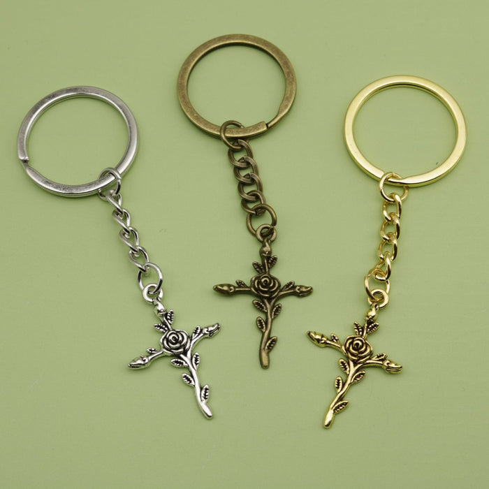 Metal Cross Keychain Gift