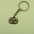 Zinc Alloy Vintage Owl Keychain Bag Charm Gift view 6