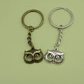 Zinc Alloy Vintage Owl Keychain Bag Charm Gift view 1