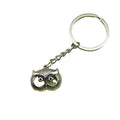 Zinc Alloy Vintage Owl Keychain Bag Charm Gift view 5