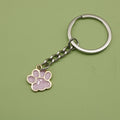 Metal Dog Paw Print Keychain Bag Charm Gift view 6