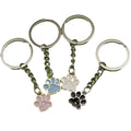 Metal Dog Paw Print Keychain Bag Charm Gift view 5