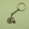 Zinc Alloy Bicycle Keychain Bag Charm Key Ring view 6