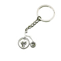Zinc Alloy Bicycle Keychain Bag Charm Key Ring view 5