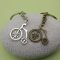 Zinc Alloy Bicycle Keychain Bag Charm Key Ring view 4