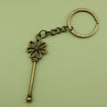 Zinc Alloy Flower Keychain For Bag Charm Gift view 6