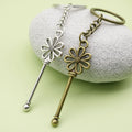 Zinc Alloy Flower Keychain For Bag Charm Gift view 4