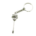 Zinc Alloy Flower Keychain For Bag Charm Gift view 5