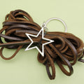 Metal Five Point Star Keychain Bag Charm Gift view 4