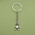 Metal Rabbit Keychain Bag Charm view 1