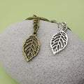 Zinc Alloy Simple Leaf Keychain Bag Charm Gift view 4