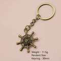 Metal Paddle Keychain Key Ring Bag Charm Gift view 2