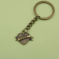 Zinc Alloy Heart Love Keychain For Romantic Gift view 6