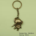 Metal Elephant Pendant Keychain For Bag Charm Gift view 2