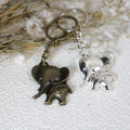 Metal Elephant Pendant Keychain For Bag Charm Gift view 3