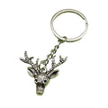 Metal Deer Head Keychain Animal Bag Charm Gift view 5