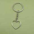 Metal Heart Keychain Bag Charm view 1
