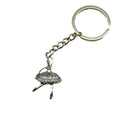 Metal Minimal Ballet Girl Keychain Bag Charm Gift view 5