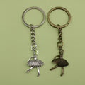 Metal Minimal Ballet Girl Keychain Bag Charm Gift view 1