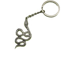 Zinc Alloy Simple Snake Keychain For Bag Charm Gift – Antique Copper view 5