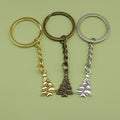 Metal Christmas Tree Keychain Gift view 1