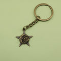 Metal Star Moon Sun Keychain Bag Charm Gift view 6