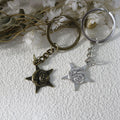 Metal Star Moon Sun Keychain Bag Charm Gift view 3