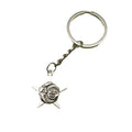 Metal Star Moon Sun Keychain Bag Charm Gift view 5