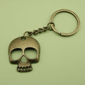 Metal Skull Keychain Bag Charm – Antique Copper view 6
