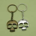 Metal Skull Keychain Bag Charm – Antique Copper view 1