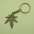 Zinc Alloy Simple Maple Leaf Keychain Bag Charm Gift view 6