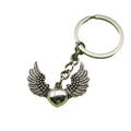 Metal Heart Wings Keychain Bag Charm Gift Key Ring view 5