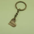 Metal Heart Letter Keychain Bag Charm Gift view 6