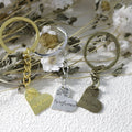 Metal Heart Letter Keychain Bag Charm Gift view 3