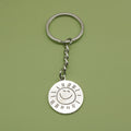Metal Sunshine Letter Tag Keychain Bag Charm Gift view 1