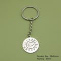 Metal Sunshine Letter Tag Keychain Bag Charm Gift view 2