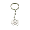 Metal Sunshine Letter Tag Keychain Bag Charm Gift view 5