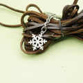 Zinc Alloy Snowflake Keychain For Winter Gift view 4