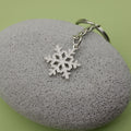 Zinc Alloy Snowflake Keychain For Winter Gift view 3