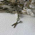 Metal Simple Scissors Keychain Sewing Tool Key Ring view 3