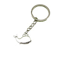 Metal Whale Keychain Bag Charm view 5