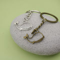 Metal Whale Keychain Bag Charm view 4