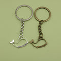 Metal Whale Keychain Bag Charm view 1