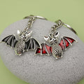 Zinc Alloy Simple Bat Keychain Bag Charm Gift view 4