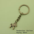 Metal Pony Keychain Cute Horse Bag Charm Gift view 2